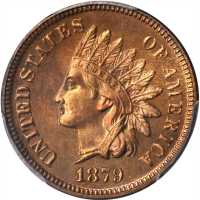 1879 Indian Cent. Proof-65 RB (PCGS).