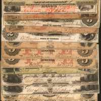 Lot of (32) Obsolete Notes from Georgia. Very Good to About Uncirculated.
