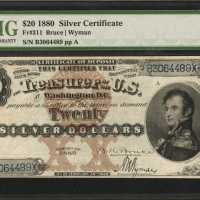 Fr. 311. 1880 $20 Silver Certificate. PMG Very Fine 25.