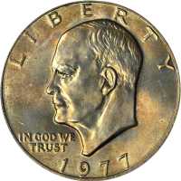 1977 Eisenhower Dollar. MS-66+ (PCGS). CAC.