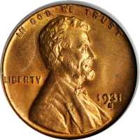 1931-S Lincoln Cent. MS-66 RD (PCGS). CAC. OGH.