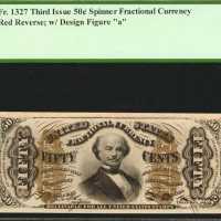 Fr. 1327. 50 Cent. Third Issue. PCGS Superb Gem New 67 PPQ.