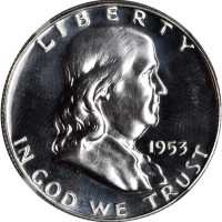 1953 Franklin Half Dollar. Proof-66 (NGC).