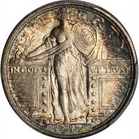 1917-D Standing Liberty Quarter. Type I. MS-66 FH (PCGS).