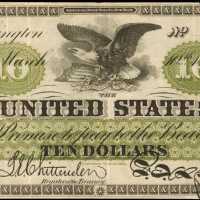 Fr. 94. 1862 $10 Legal Tender Note. PMG Very Fine 30.