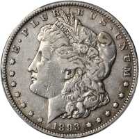 1893 Morgan Silver Dollar. VF Details--Cleaned (PCGS).