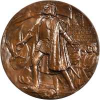 1892-1893 Worlds Columbian Exposition Award Medal. Bronze. 76.3 mm. By Augustus Saint-Gaudens and Ch