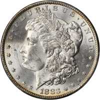 1883-CC Morgan Silver Dollar. MS-62 (PCGS).