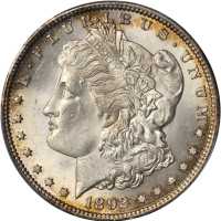 1892-CC Morgan Silver Dollar. MS-64 (PCGS).