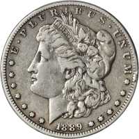 1889-CC Morgan Silver Dollar. VF-20 (PCGS).
