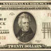 Hancock, Maryland. $20 1929 Ty. 1. Fr. 1802-1. The First NB. Charter #7859. Very Fine.