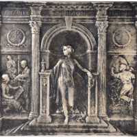 1913 J. Pierpont Morgan Memorial Plaque. Silver. 90 mm x 74 mm. By Emil Fuchs. Miller-30. Edge #92. 