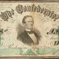 T-16. Confederate Currency. 1861 $50. Very Fine.