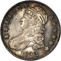 1823 Capped Bust Half Dollar. O-111a. Rarity-2. MS-62 (PCGS).