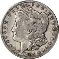 1894 Morgan Silver Dollar. VG-10 (PCGS).