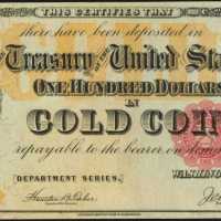Fr. 1214 (W-3688). 1882 $100 Gold Certificate. PCGS Gem New 66 PPQ.