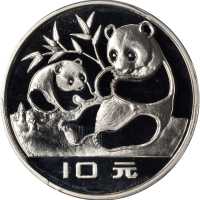 1983年熊猫纪念银币27克 PCGS Proof 68