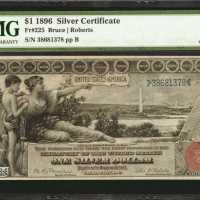 Fr. 225. 1886 $1 Silver Certificate. PMG Choice Uncirculated 64.
