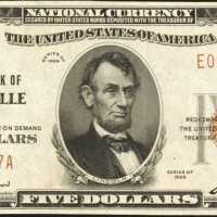 Perryville, Maryland. $5 1929 Ty. 1. Fr. 1800-1. The NB. Charter #11193. Very Fine.