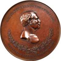 1848 Major General Zachary Taylor Buena Vista Medal. Bronze. 89.4 mm. By Charles Cushing Wright. Jul