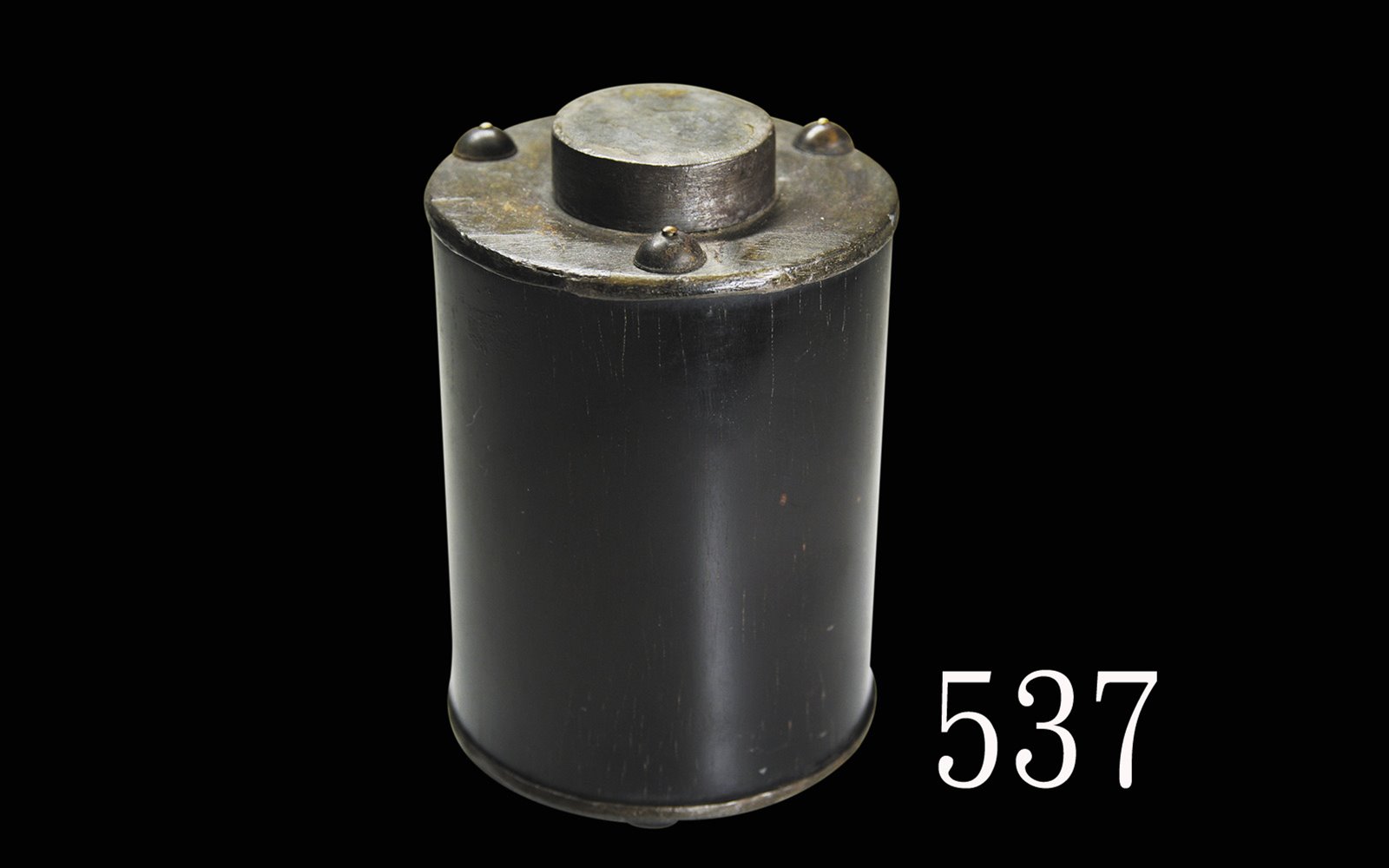 清末民初「李记茶庄」紫檀锡茶罐Old Tin Rosewood Tea Tank, 125x92nn