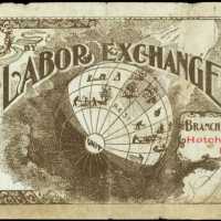 Hotchkiss, Colorado. Labor Exchange Certificate. 1896. 1/10 Unit. Very Good.