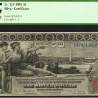 Fr. 225. 1896 $1 Silver Certificate. PCGS Very Fine 30.