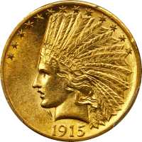 1915-S Indian Eagle. MS-61 (PCGS).