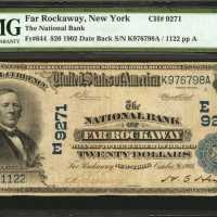 Far Rockaway, New York. $20 1902 Date Back. Fr. 644. The NB. Charter #9271. PMG Very Fine 20.