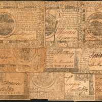 Colonial & Continental Currency. Collection of (10) Notes with Notable Signers. Good to Very Fine.