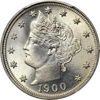 1900 Liberty Head Nickel. MS-67+ (PCGS). Gold Shield Holder.