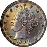 1900 Liberty Head Nickel. Proof-68 * (NGC). CAC.