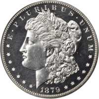 1879 Morgan Silver Dollar. Proof-66 (NGC).