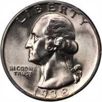 1938-S Washington Quarter. MS-65 (PCGS).