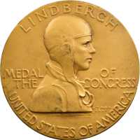 Lot of (2) Aviation-Themed 20th Century U.S. Mint Medals. Yellow Bronze. Mint State.