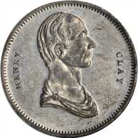 (ca. 1860s) Henry Clay / Lovett’s Equestrian Washington. DeWitt HC-A, Musante GW-550, Baker-212. 27.