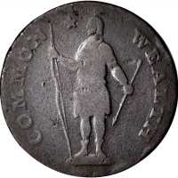 1788 Massachusetts Cent. Ryder 10-L, W-6280.Rarity-2. Period after MASSACHUSETTS. VG-8.