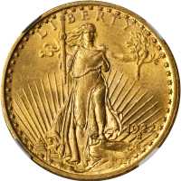 1922 Saint-Gaudens Double Eagle. MS-62 (NGC).