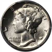 1935-D Mercury Dime. MS-65 FB (PCGS). CAC.