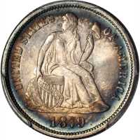 1879 Liberty Seated Dime. MS-67+ (PCGS). CAC. Gold Shield Holder.