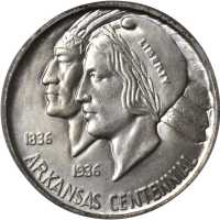 1936 Arkansas Centennial. MS-66 (PCGS). CAC.
