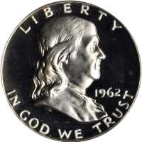 1962 Franklin Half Dollar. Proof-67 Deep Cameo (PCGS). OGH.
