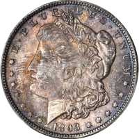 1893 Morgan Silver Dollar. MS-64 (PCGS).