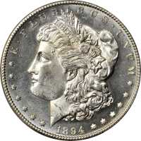 1894-S Morgan Silver Dollar. MS-65 (PCGS). Gold Shield Holder.