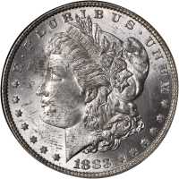 1883 Morgan Silver Dollar. MS-65 (NGC).