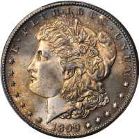 1899-O Morgan Silver Dollar. MS-66 (PCGS).