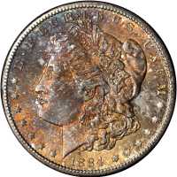 1884-CC GSA Morgan Silver Dollar. MS-65 (NGC).