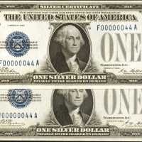 Lot of (2) Fr. 1600 & 1601. 1928 $1 Silver Certificates. Choice Uncirculated.