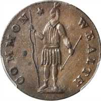 1788 Massachusetts Cent. Ryder 8-C, W-6260. Rarity-3. Period after MASSACHUSETTS. AU-53 (PCGS).