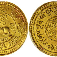 1921年西藏狮图金币20两 PCGS MS 63